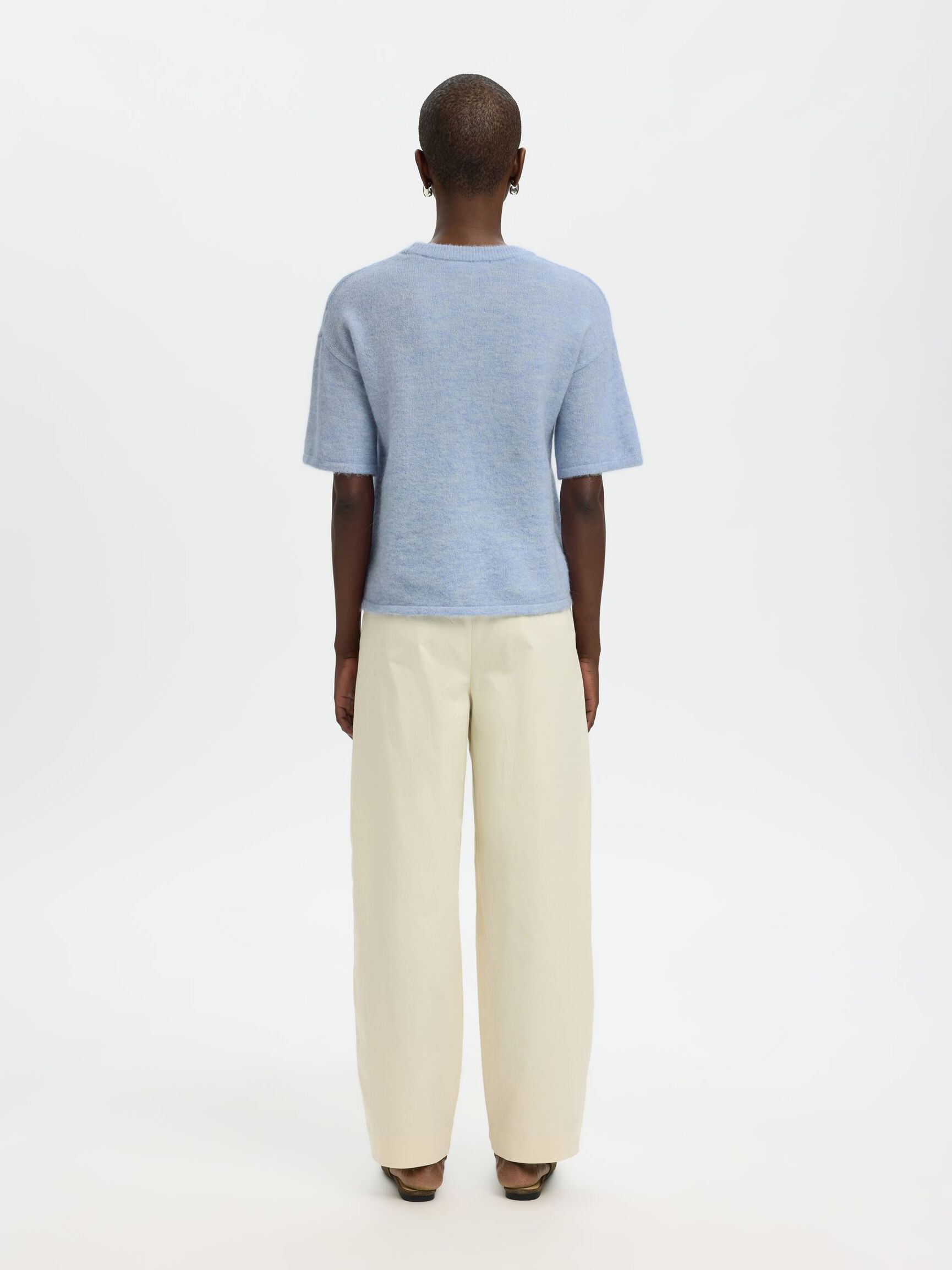 WOLLMIX STRICKPULLOVER, Cashmere Blue, highres