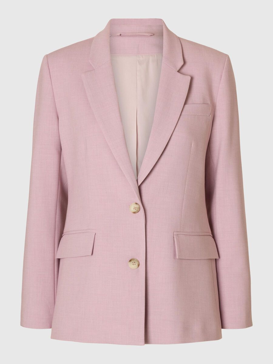 Selected CLASSIC FIT BLAZER, Bleached Mauve, highres - 16094203_BleachedMauve_1112452_001.jpg