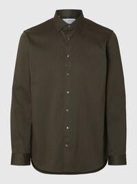 SLIM FIT SKJORTE, Forest Night, highres