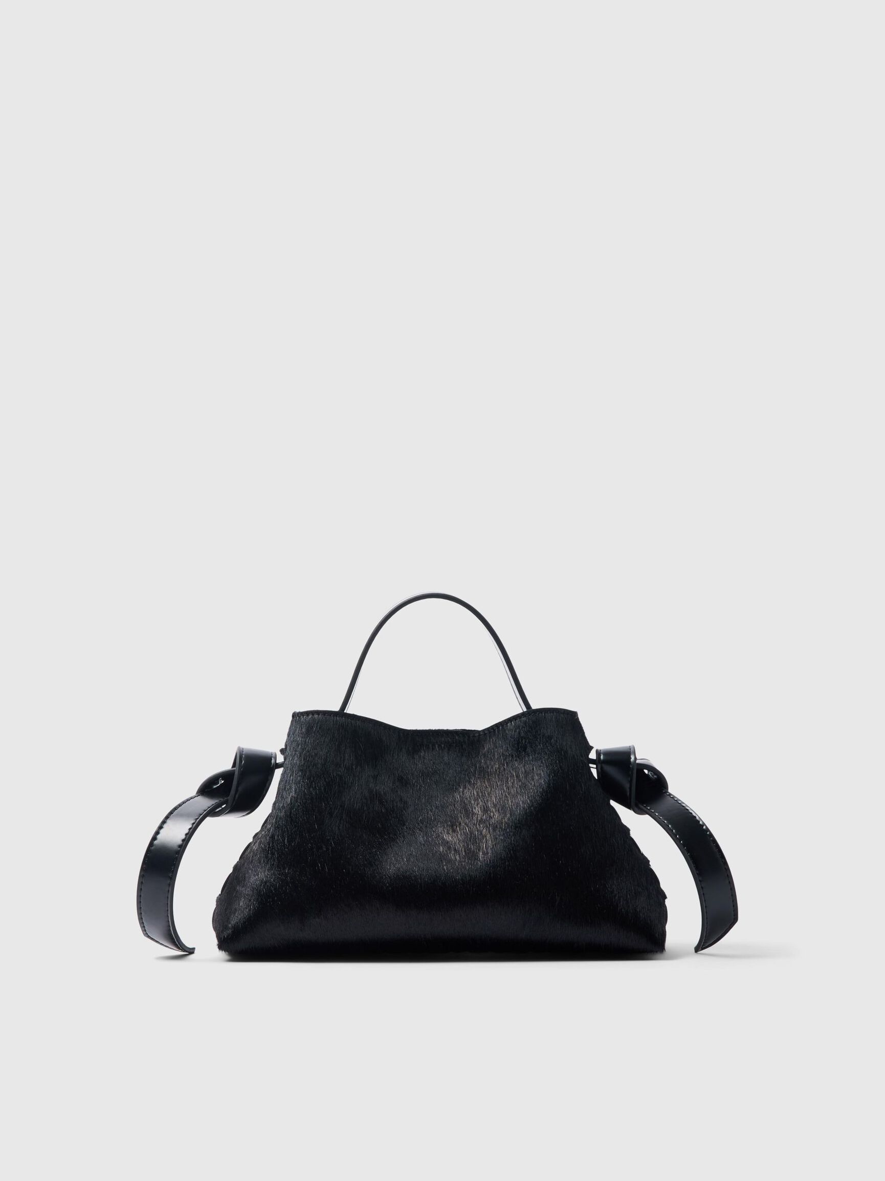 SMALL COW BAG, Black, highres