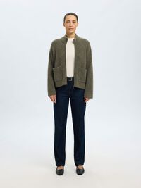 LAINE MÉLANGÉE CARDIGAN, Kalamata, highres