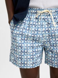 TRYCK BADSHORTS, Dusty Blue, highres