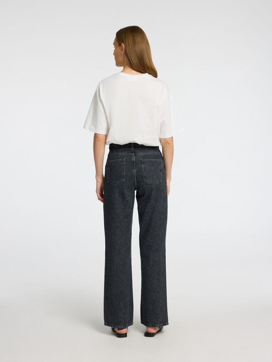 Selected EMBROIDERED CREWNECK T-SHIRT, Snow White, highres - 16097307_SnowWhite_1175767_004.jpg