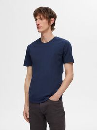 3-PACK COTTON T-SHIRT, Black, highres