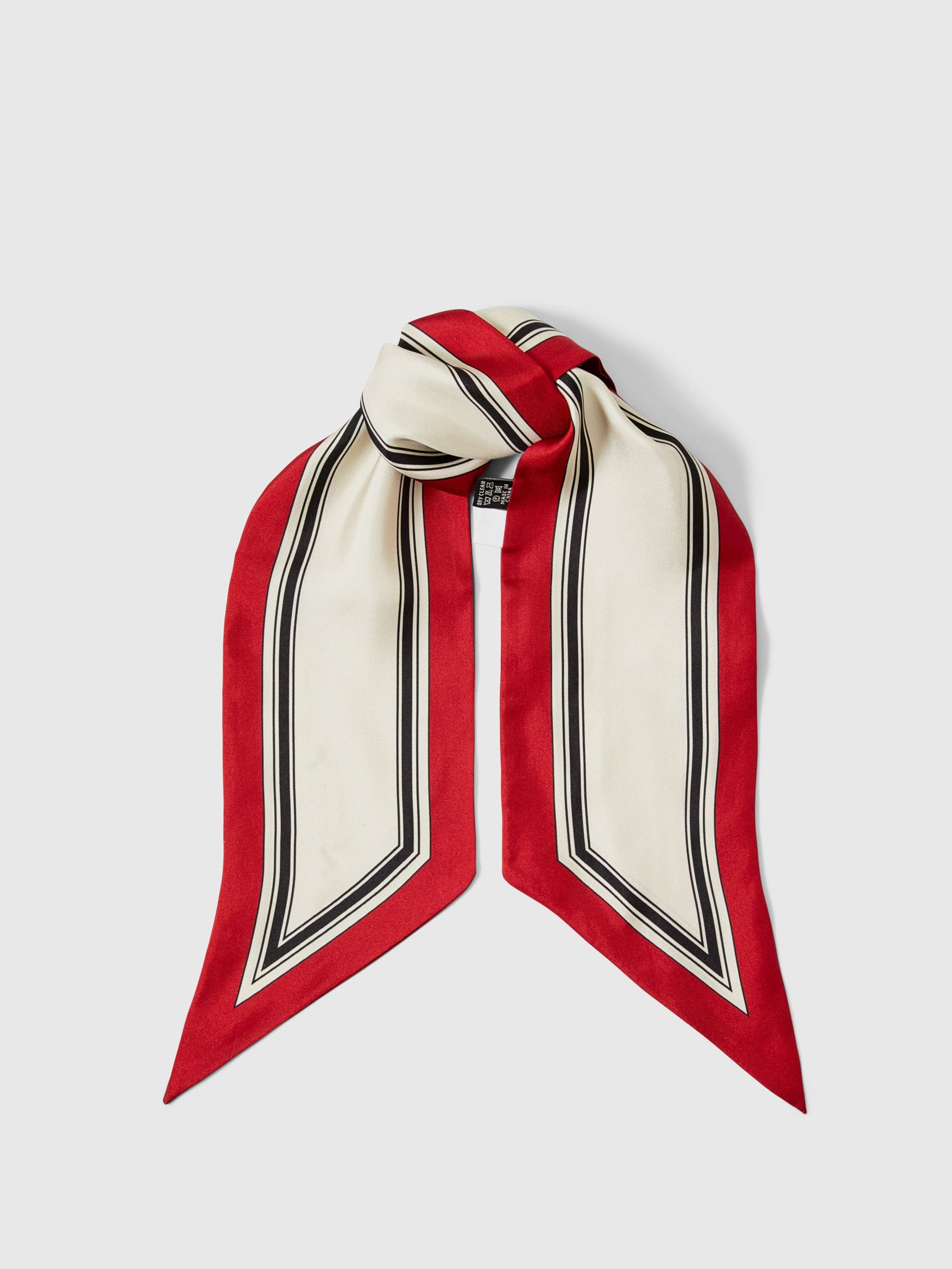 100% ZIJDE SJAAL, Equestrian Red, highres