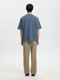 LOOSE FIT T-SHIRT, Blue Mirage, highres