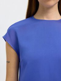 KURZARM MAXIKLEID, Dazzling Blue, highres