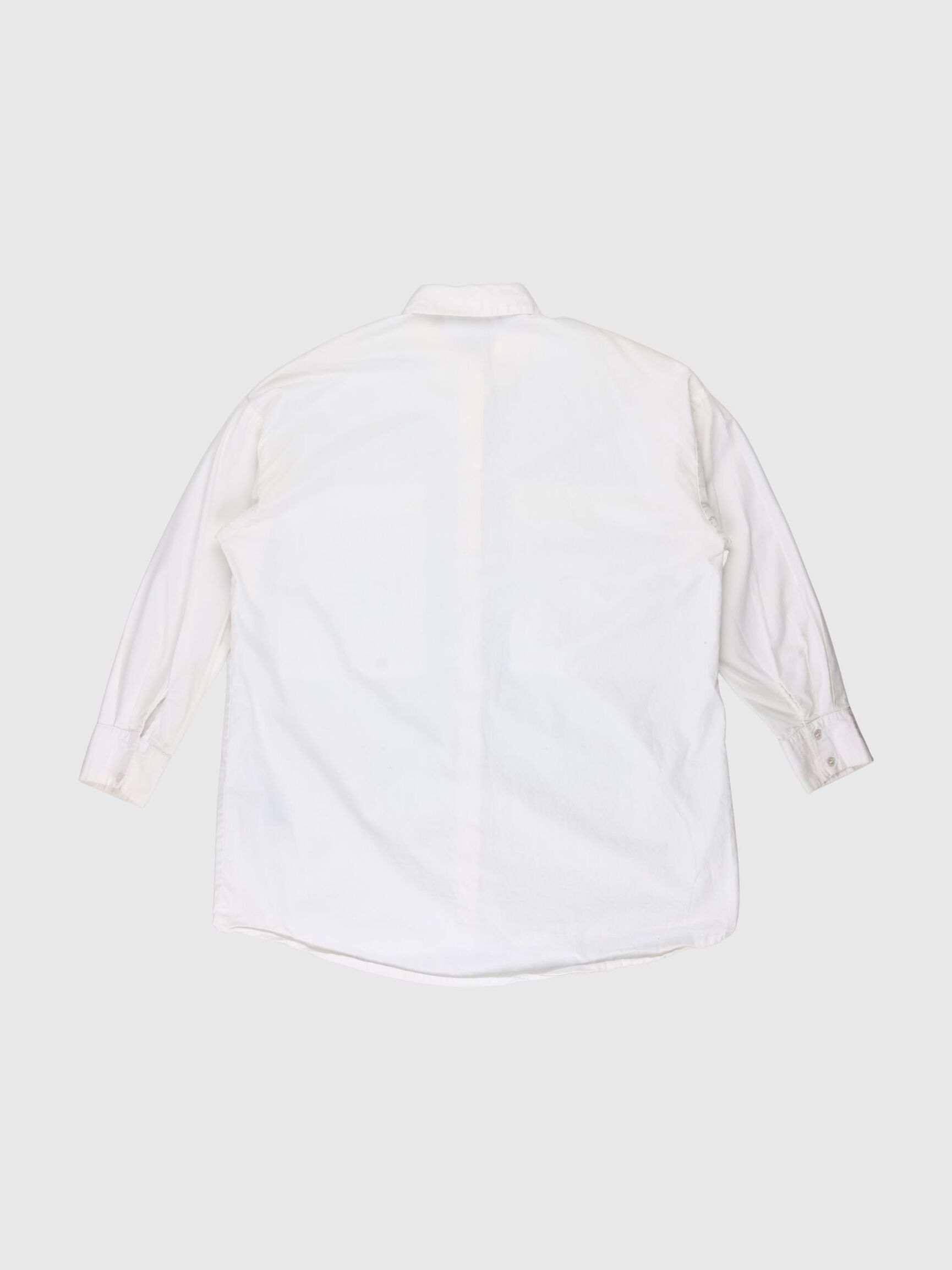 LANG OVERHEMD, Bright White, highres