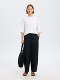 Selected COTTON BARREL FIT TROUSERS, Black, highres - 16097727_Black_008.jpg