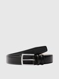 Selected LEATHER BELT, Black, highres - 16094657_Black_001.jpg