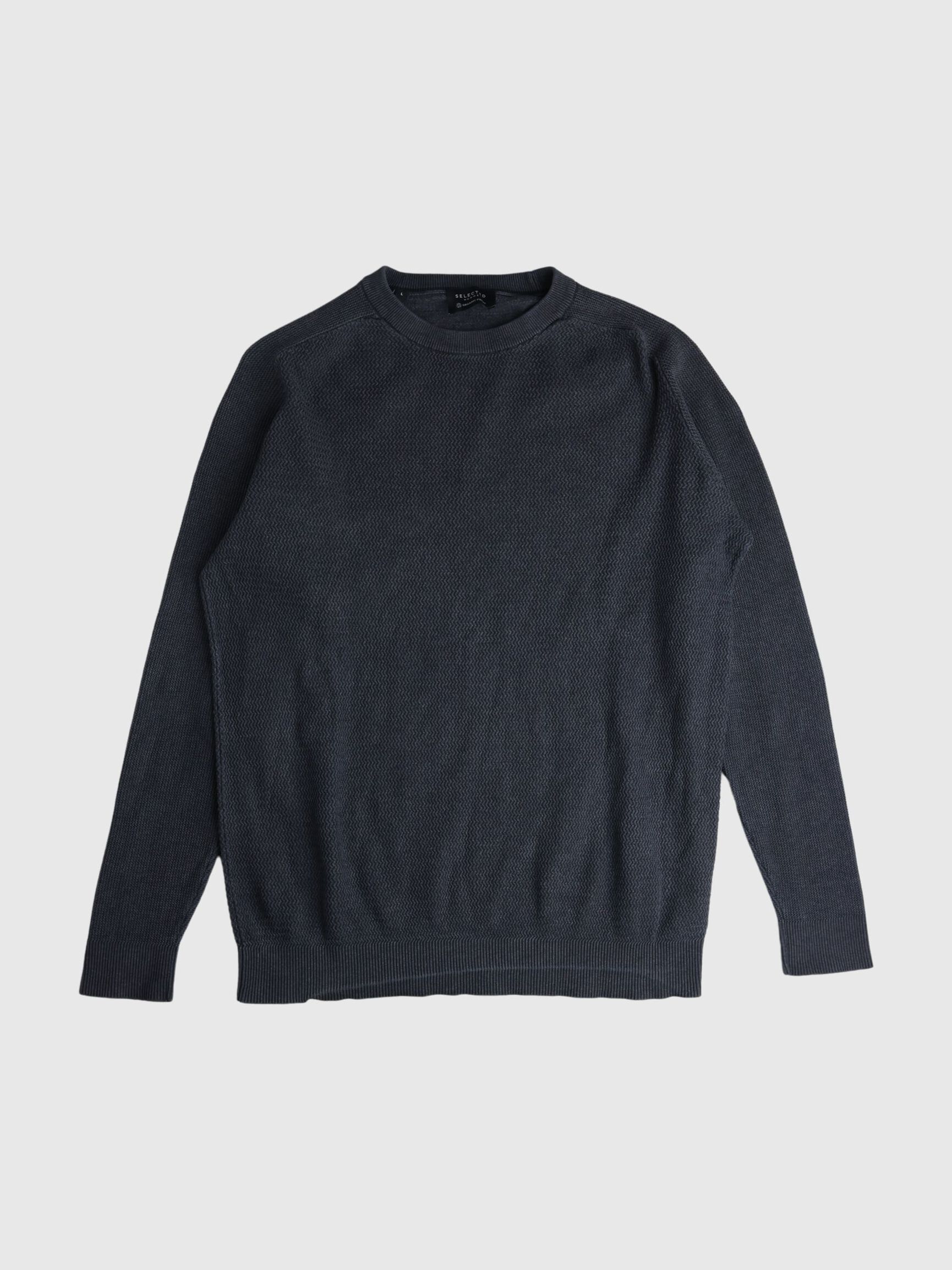 ORGANIC COTTON JUMPER, Antracit, highres