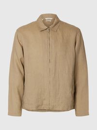 LEINEN LEICHTE JACKE, Savannah Tan, highres