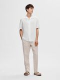 Selected LINEN BLEND SHORT SLEEVED SHIRT, Bright White, highres - 16092978_BrightWhite_005.jpg