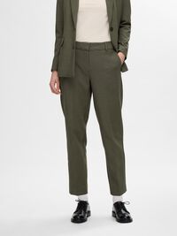 CROPPED TAPERED TROUSERS, Kalamata, highres
