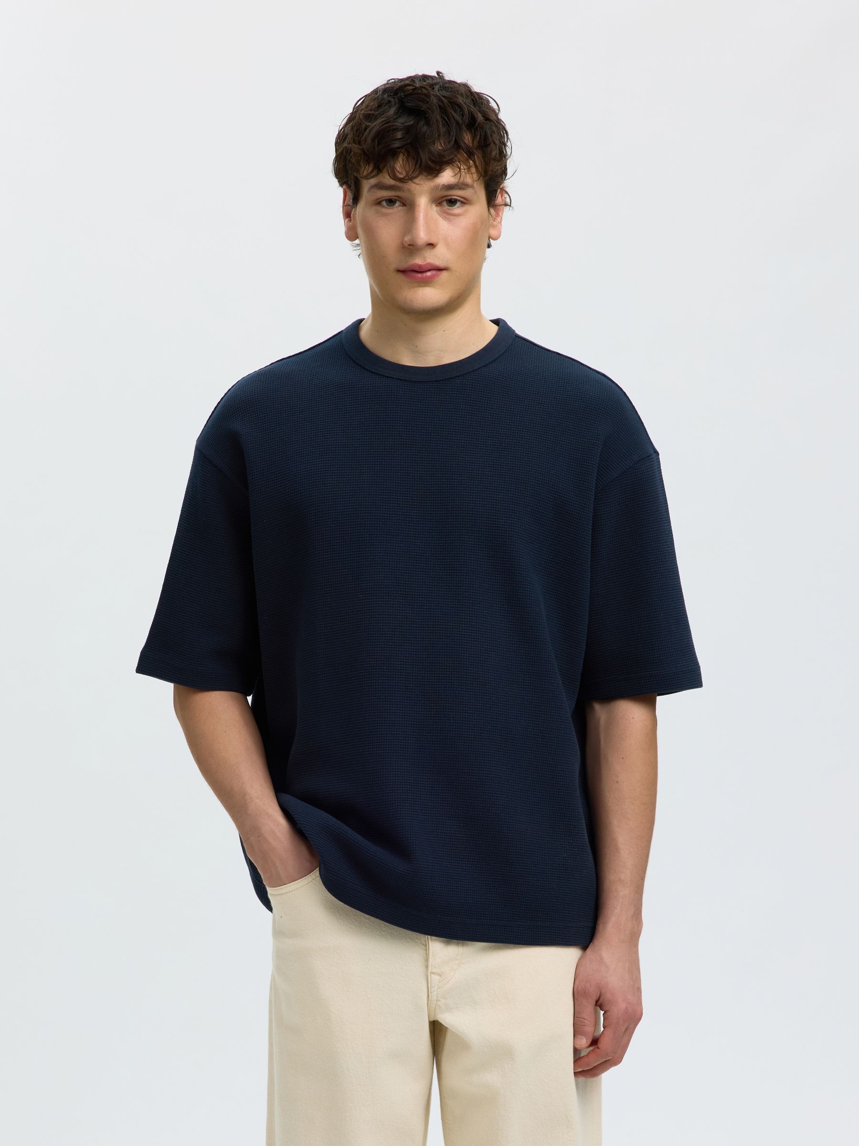 RELAXED FIT T-SHIRT, Sky Captain, highres