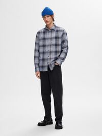100% COTTON FLANNEL SHIRT, Sky Captain, highres