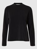 Selected BOXY FIT LONG-SLEEVED T-SHIRT, Black, highres - 16096023_Black_001.jpg