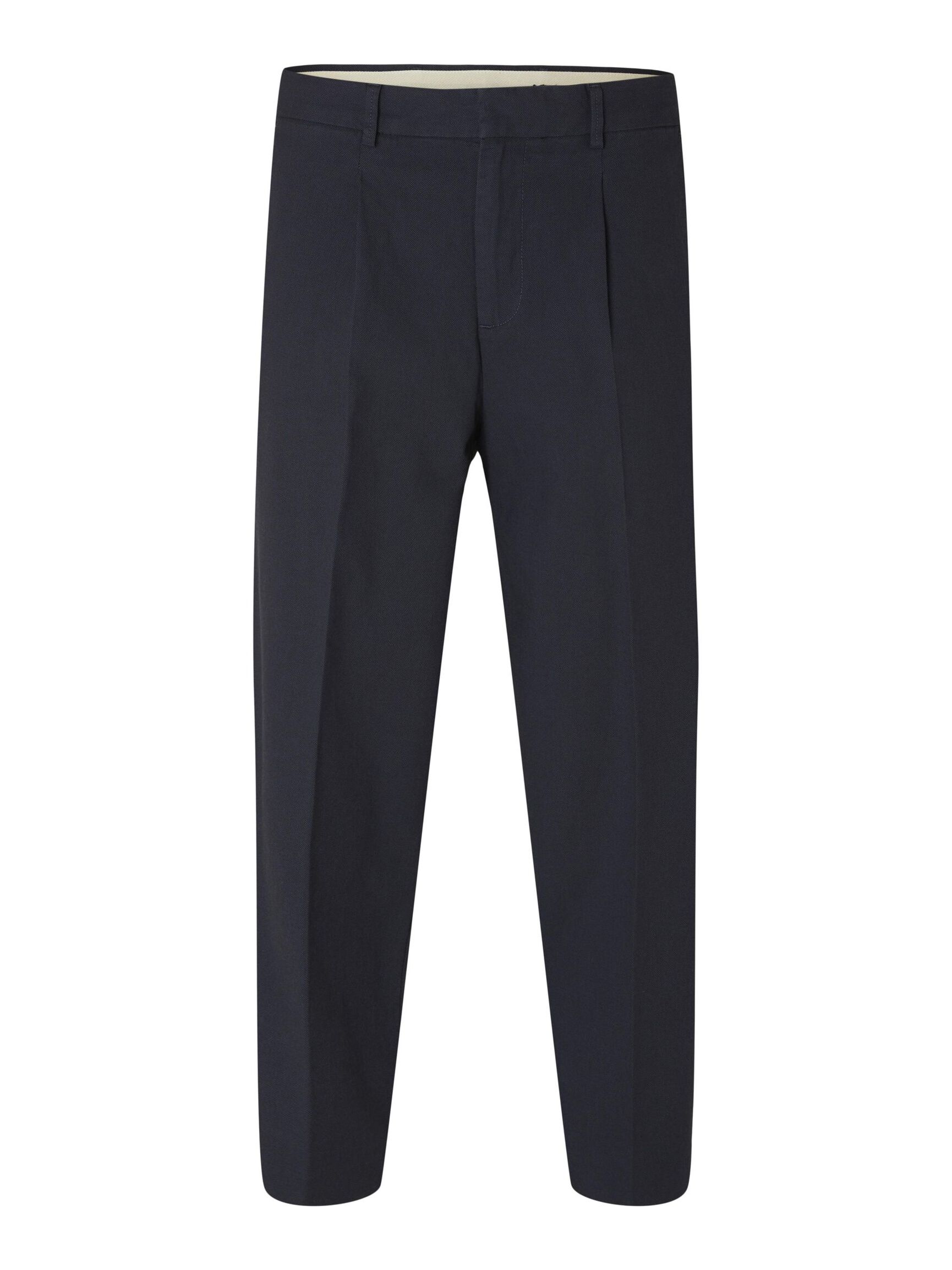 CROPPED 180 RELAXED FIT TROUSERS, Navy Blazer, highres