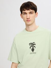 PRINT T-SHIRT, Dewkist, highres