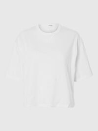 BRODERIE T-SHIRT COURT, Snow White, highres