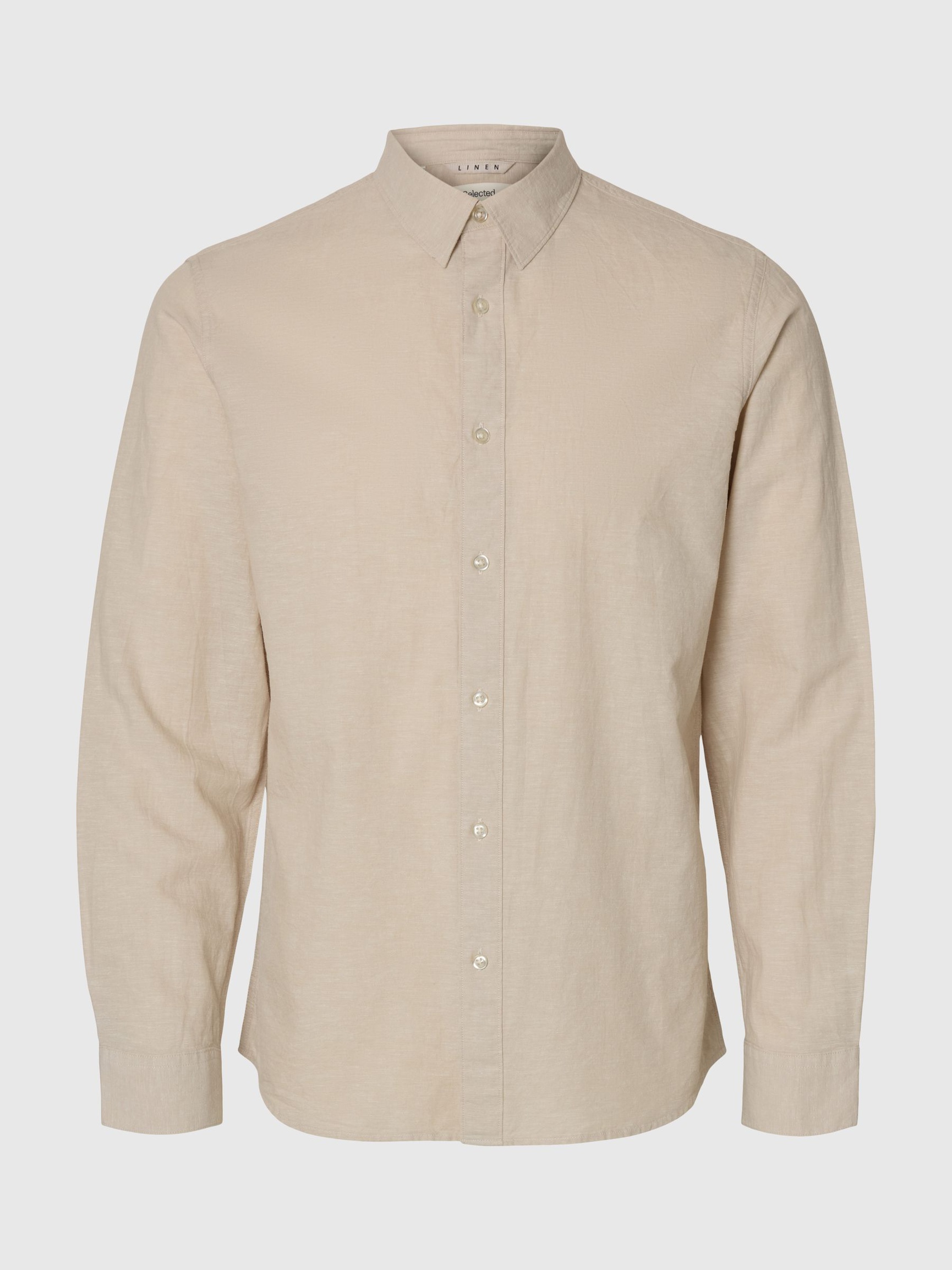 LONG SLEEVED SHIRT, Pure Cashmere, highres