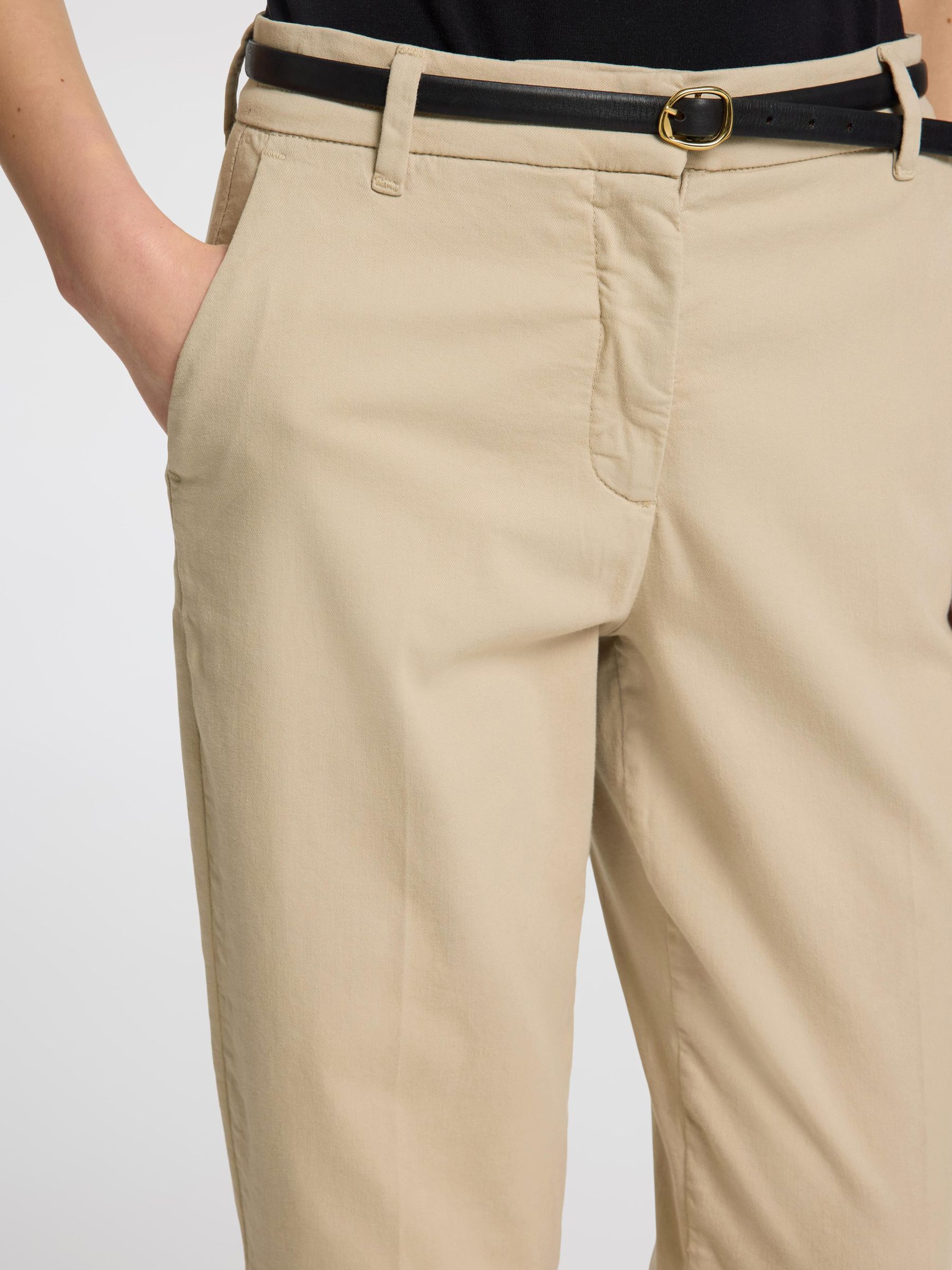 CROPPED TAPERED TROUSERS, Island Fossil, highres