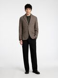 Selected CHECKED WOOL BLEND  BLAZER, Brownie, highres - 16094332_Brownie_1115790_005.jpg