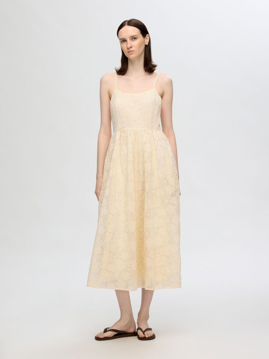 Selected BRODERIE ANGLAISE MIDI JURK, Birch, highres - 16097770_Birch_003.jpg