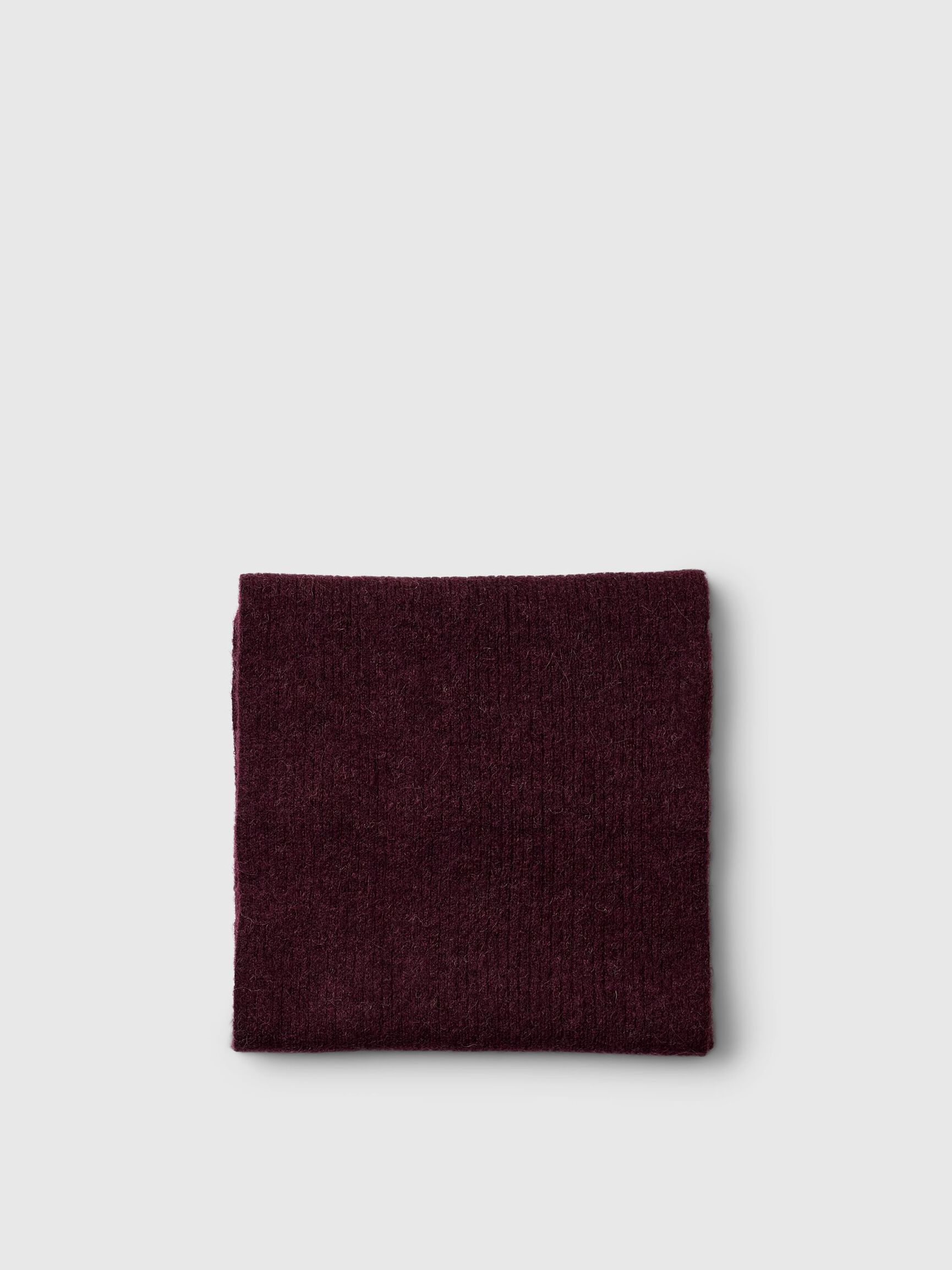 WOOL BLEND SCARF, Fig, highres