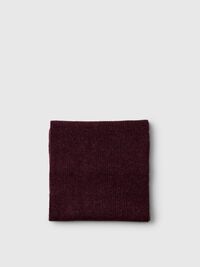 WOOL BLEND SCARF, Fig, highres