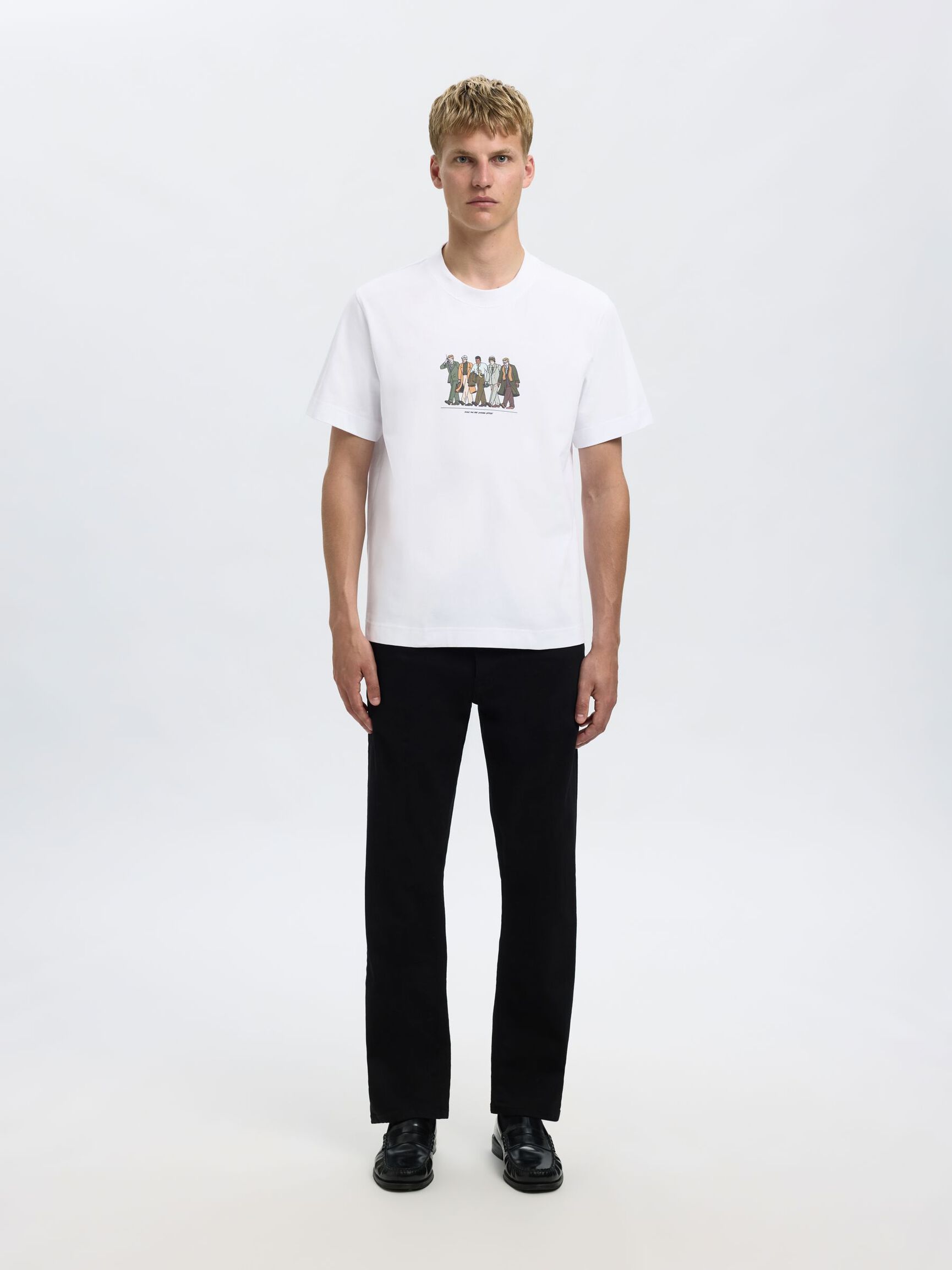 PRINTED REGULAR FIT T-SHIRT, Bright White, highres