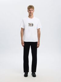 PRINTED REGULAR FIT T-SHIRT, Bright White, highres