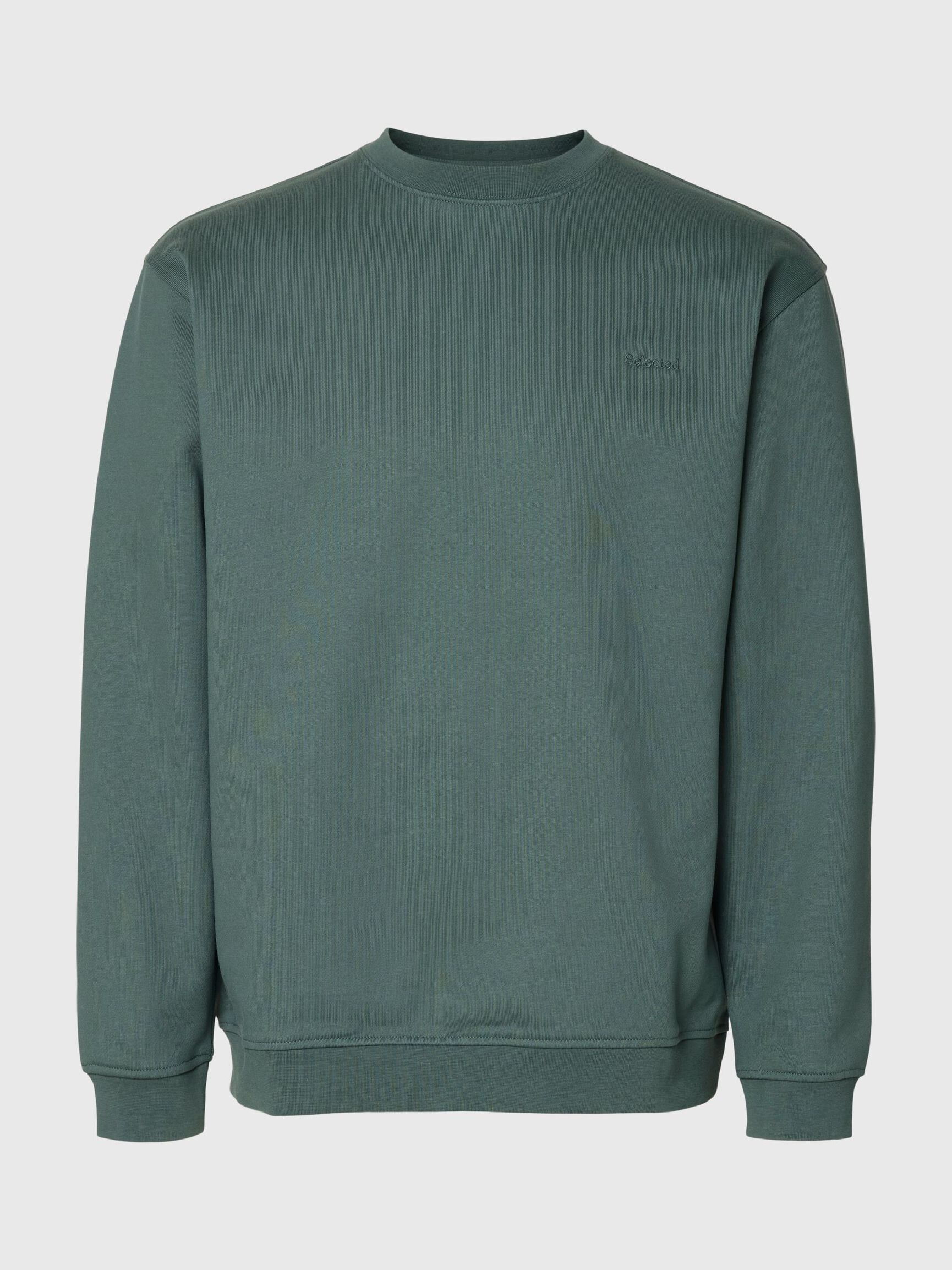 COTTON SWEATSHIRT, Balsam Green, highres
