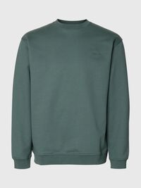 COTTON SWEATSHIRT, Balsam Green, highres