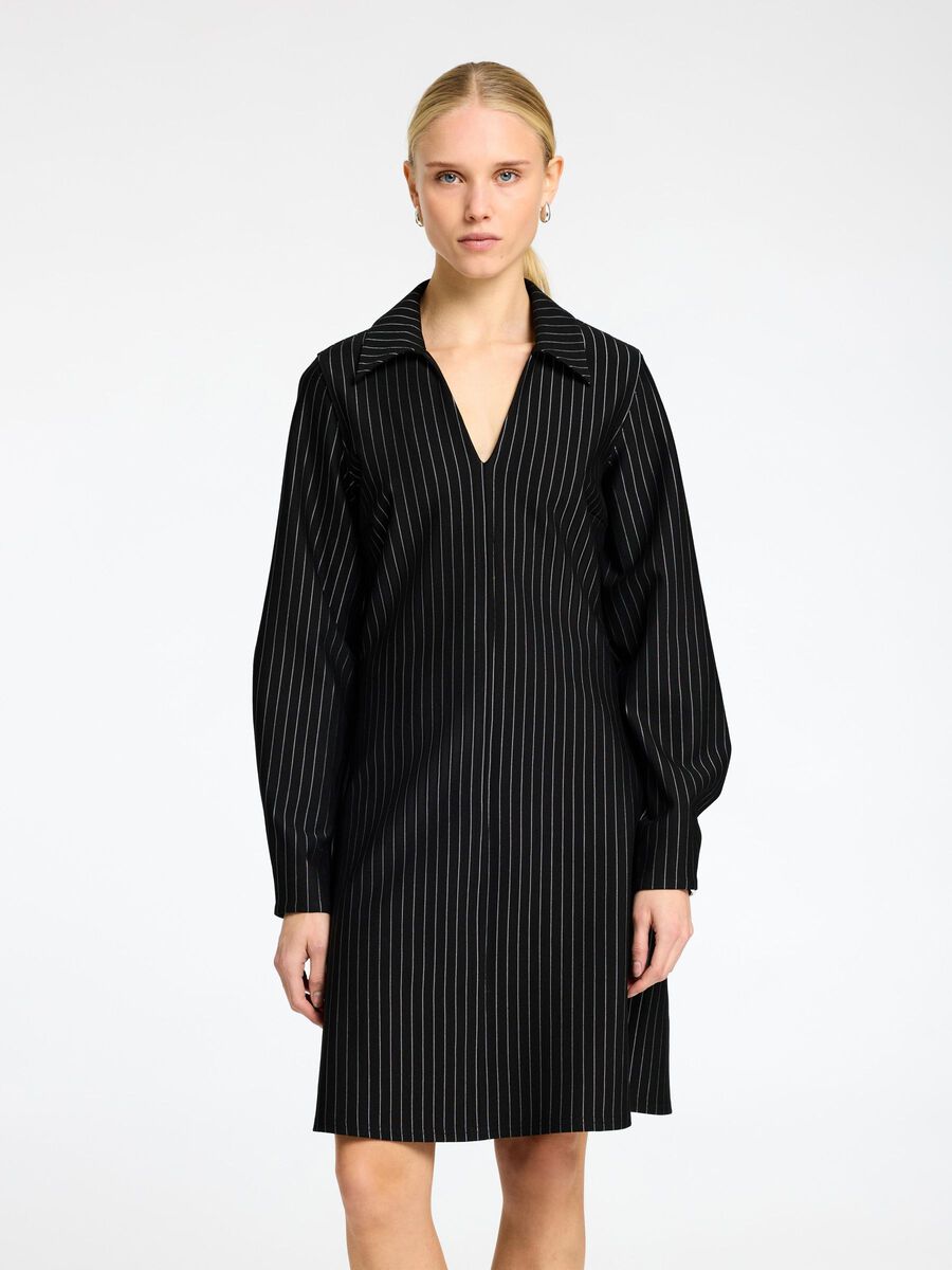 Selected NADELSTREIFEN VISKOSEMIX MINIKLEID, Black, highres - 16095992_Black_1146501_003.jpg