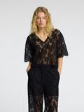Selected LACE CROPPED  TOP, Black, highres - 16097315_Black_003.jpg