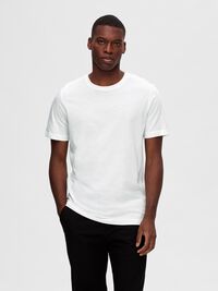 3-PACK COTTON T-SHIRT, Bright White, highres