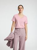 Selected CLASSIC V-NECK T-SHIRT, Bleached Mauve, highres - 16087922_BleachedMauve_008.jpg