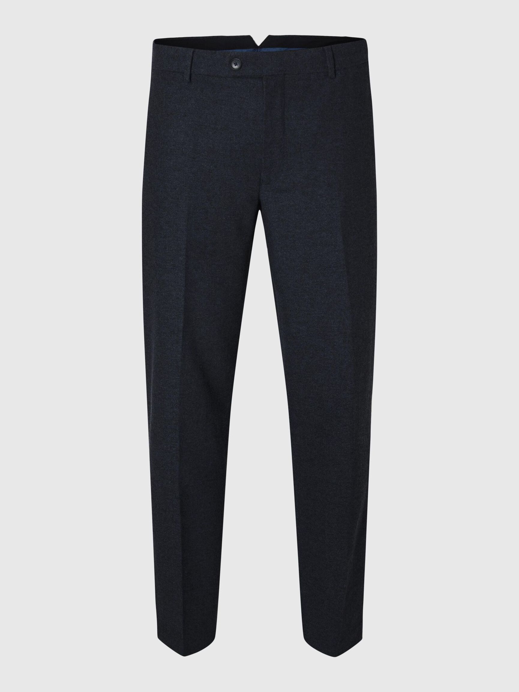 GERUIT WOLMIX PANTALON, Dark Blue, highres