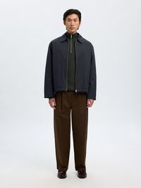 RELAXED FIT JACK, Black, highres