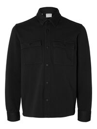 CLASSIC OVERSHIRT, Black, highres