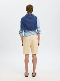 WAFFELSTRUKTUR SHORTS, Fog, highres