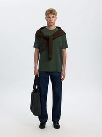 SHORT-SLEEVED RELAXED FIT T-SHIRT, Deep Forest, highres