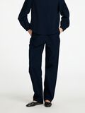 Selected KATOENEN HIGH-WAIST BROEK, Dark Sapphire, highres - 16094339_DarkSapphire_003.jpg