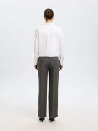VISCOSEMIX WIDE LEG BROEK, Dark Grey Melange, highres