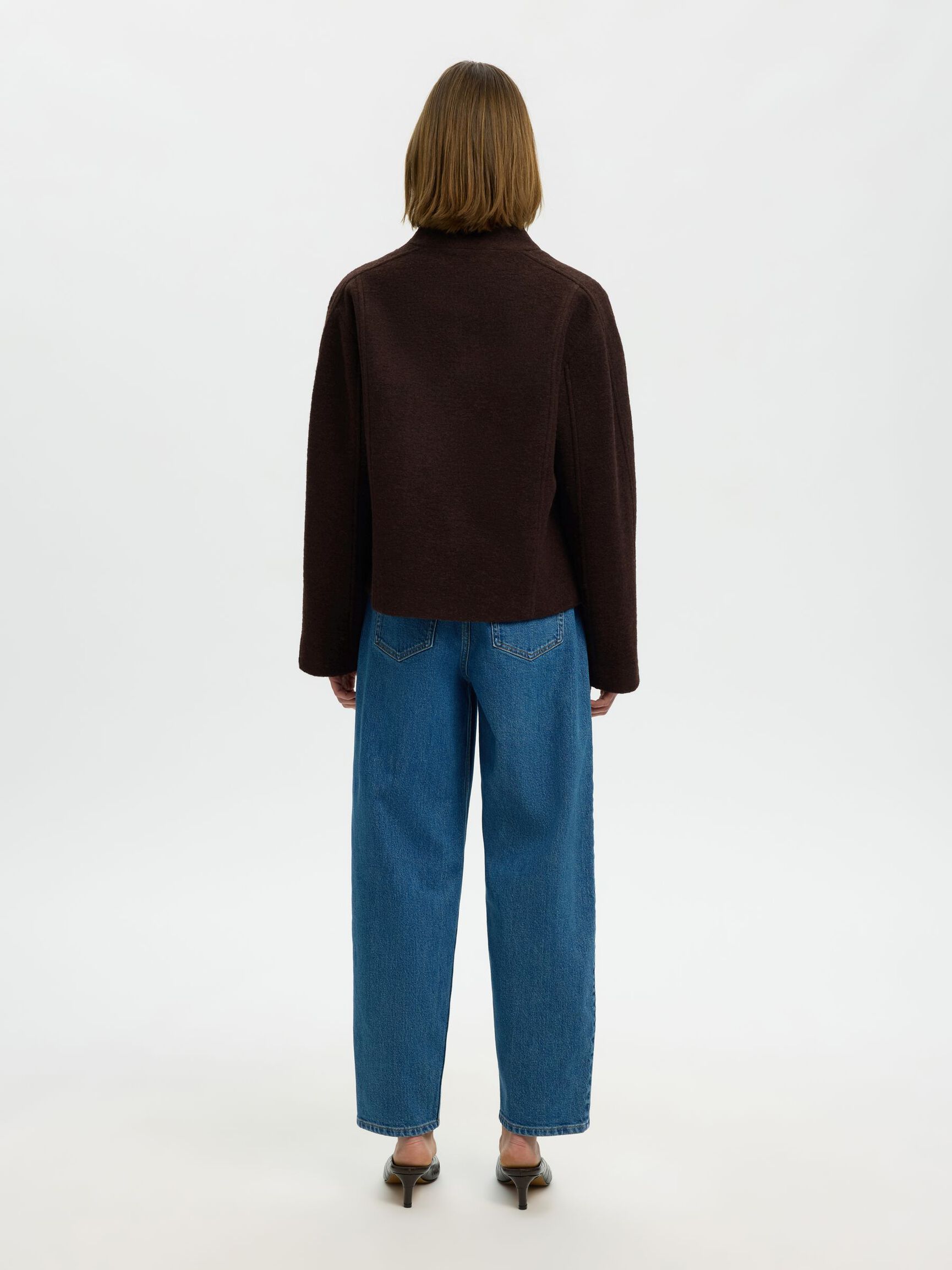 WOOL BLEND JACKET, Delicioso, highres