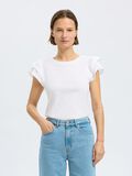 Selected BAUMWOLL RÜSCHEN T-SHIRT, Bright White, highres - 16089829_BrightWhite_003.jpg