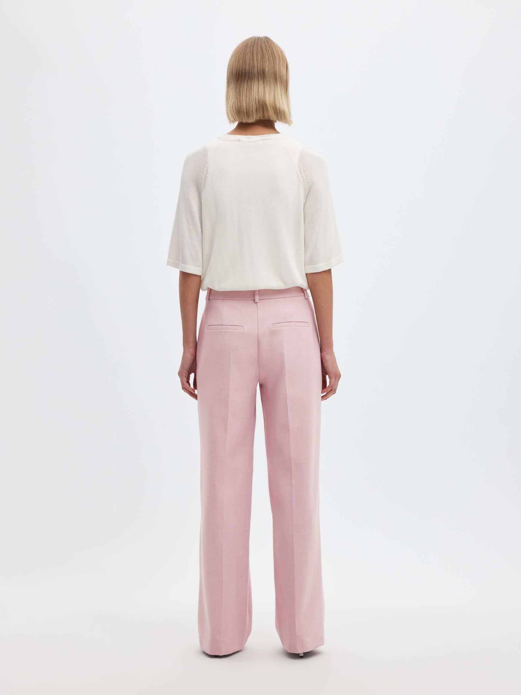 TAILORED TROUSERS, Bleached Mauve, highres