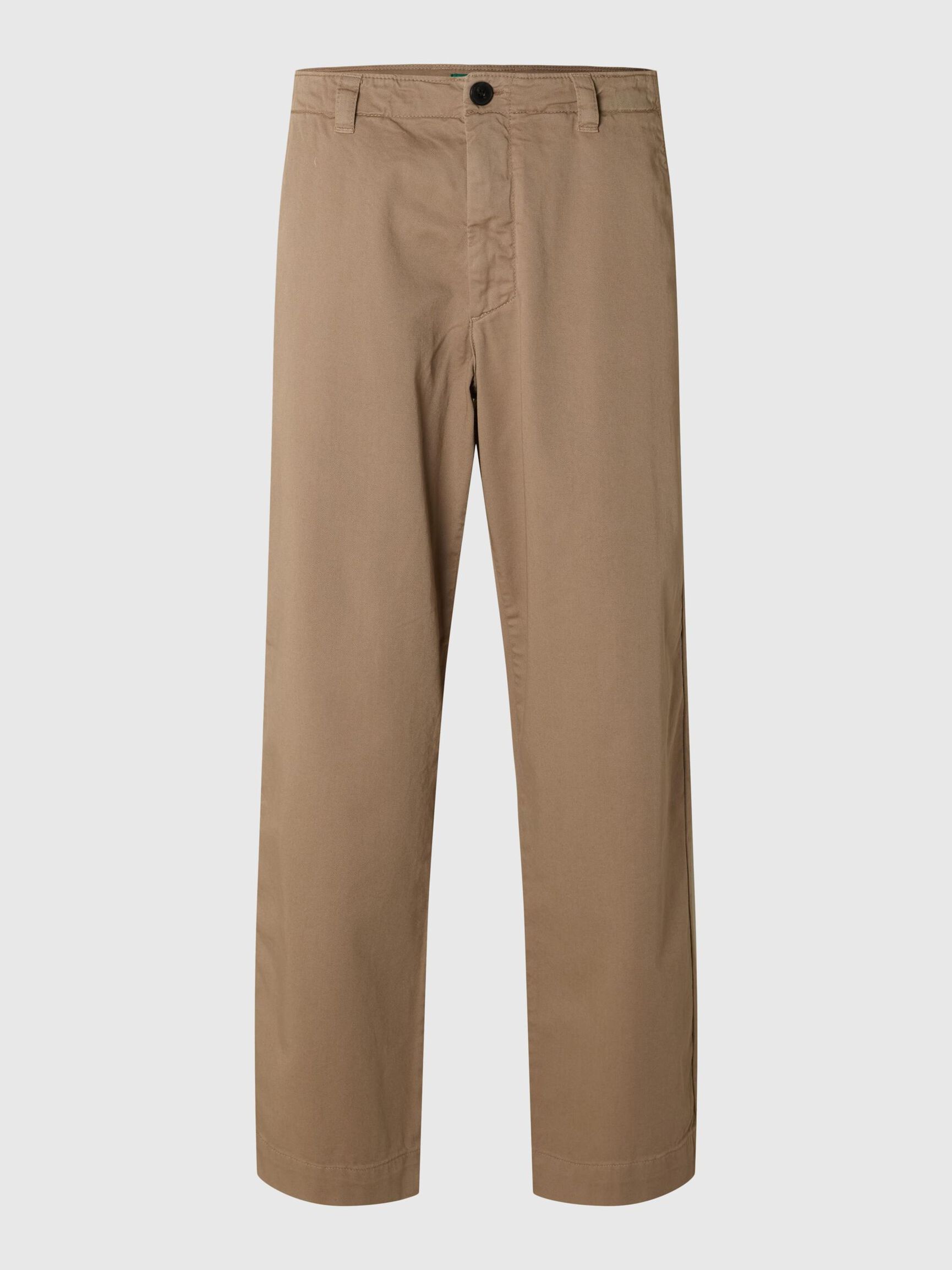 LÖS PASSFORM CHINOS, Weathered Teak, highres