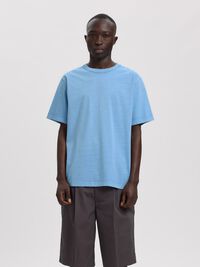 SHORT SLEEVED CREWNECK T-SHIRT, Allure, highres